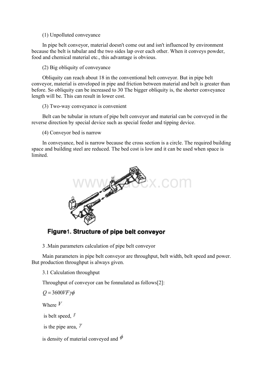 外文翻译 中英文对照 管状带式输送机的参数计算和结构设计.docx_第2页