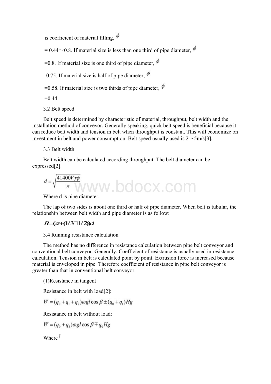 外文翻译 中英文对照 管状带式输送机的参数计算和结构设计.docx_第3页