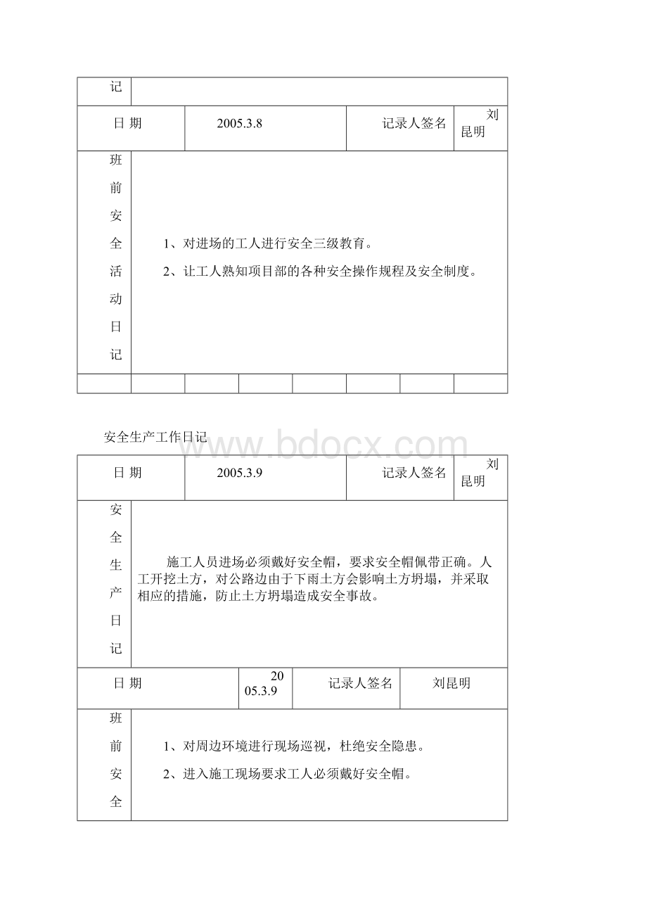 安全生产工作日记.docx_第2页