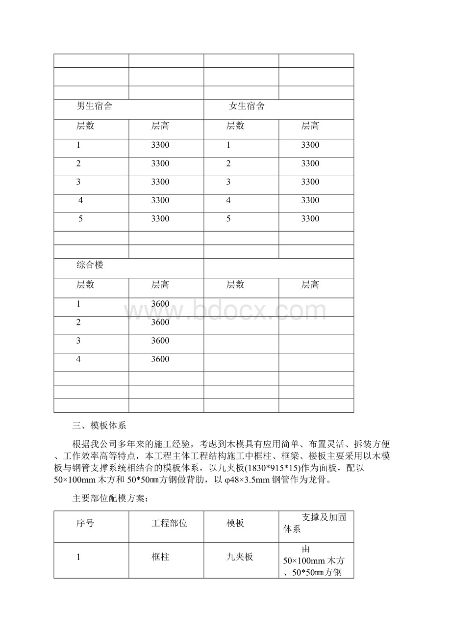 喀什市技能培训和实训基地高支模方案Word文件下载.docx_第2页