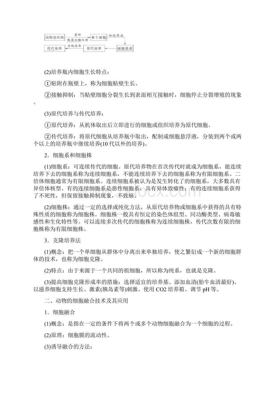 学年高中生物浙科版浙江专版选修3教学案第二章 第二节 动物的克隆 含答案 精品Word文件下载.docx_第2页