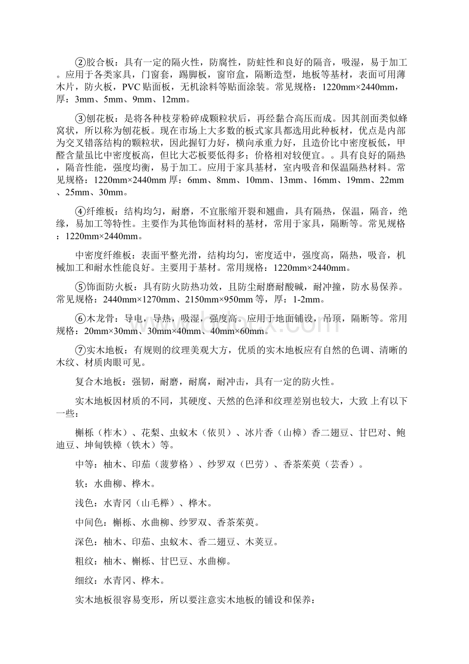 建筑装饰材料实习报告总汇Word格式文档下载.docx_第2页