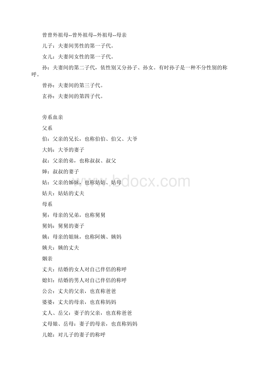 亲戚称谓关系表珍藏版.docx_第3页