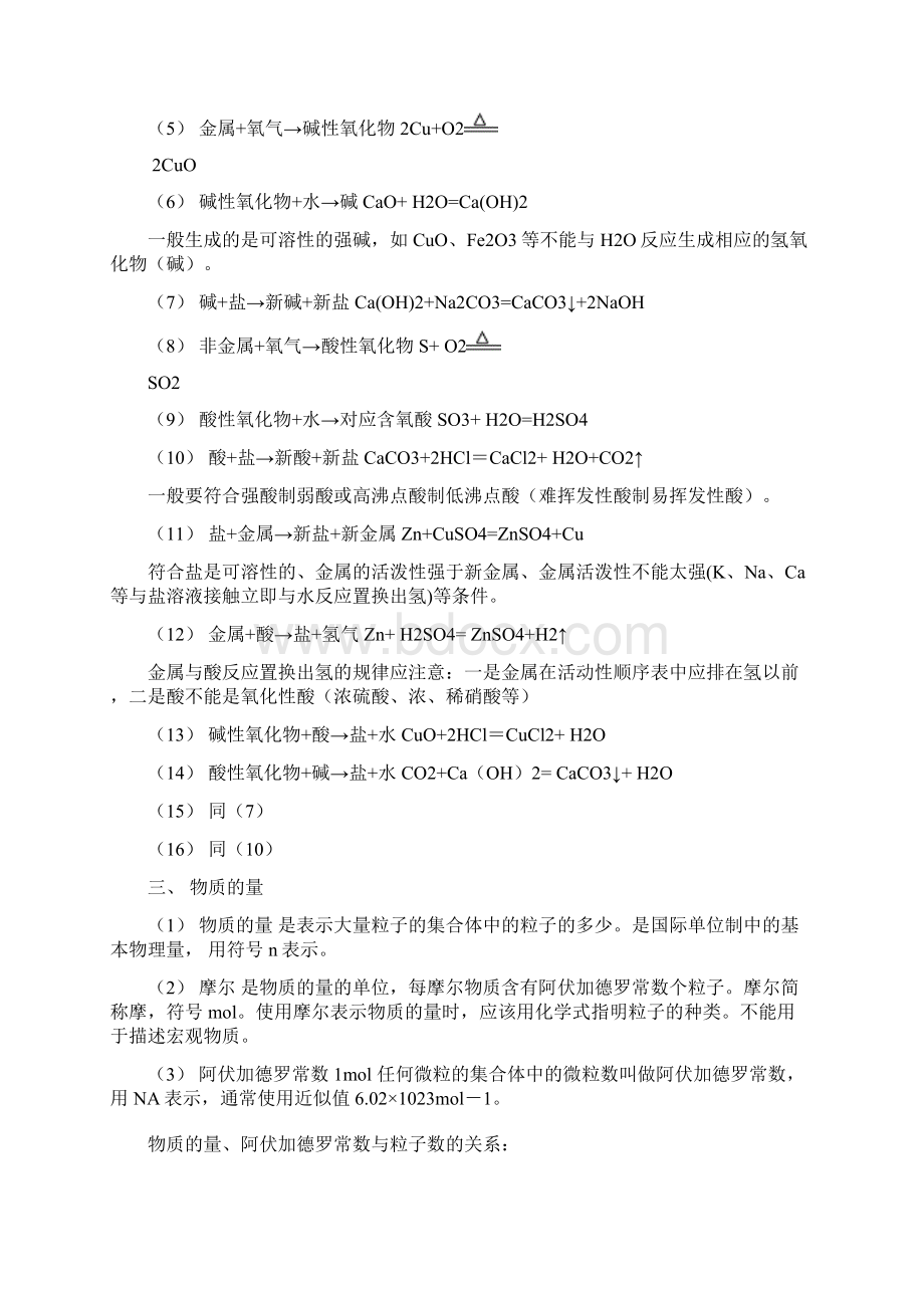 高中化学必修1复习资料考试必备.docx_第3页