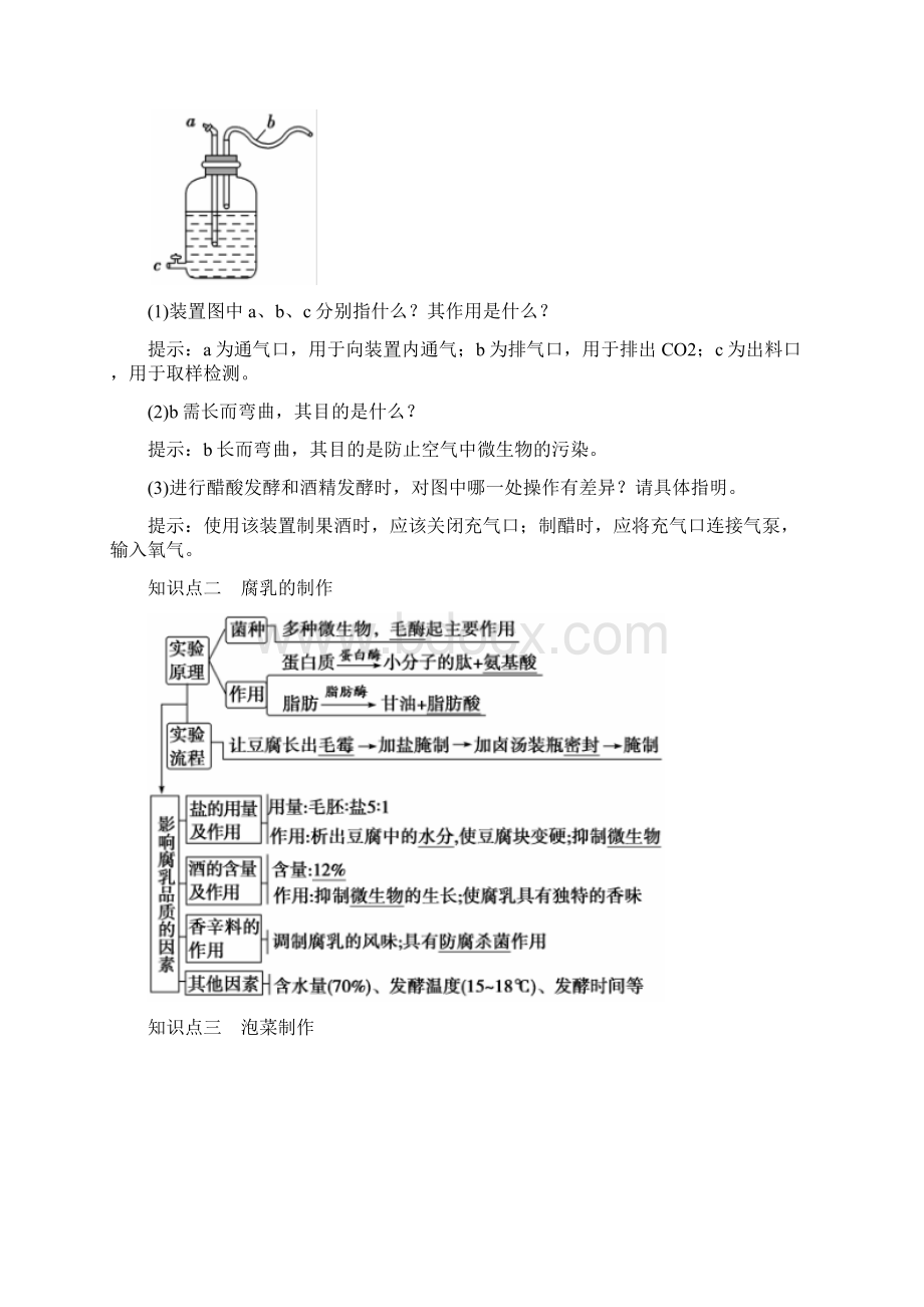 完整word版金版学案高考生物一轮复习知识点与课后训练第10单元第35讲传统发.docx_第3页