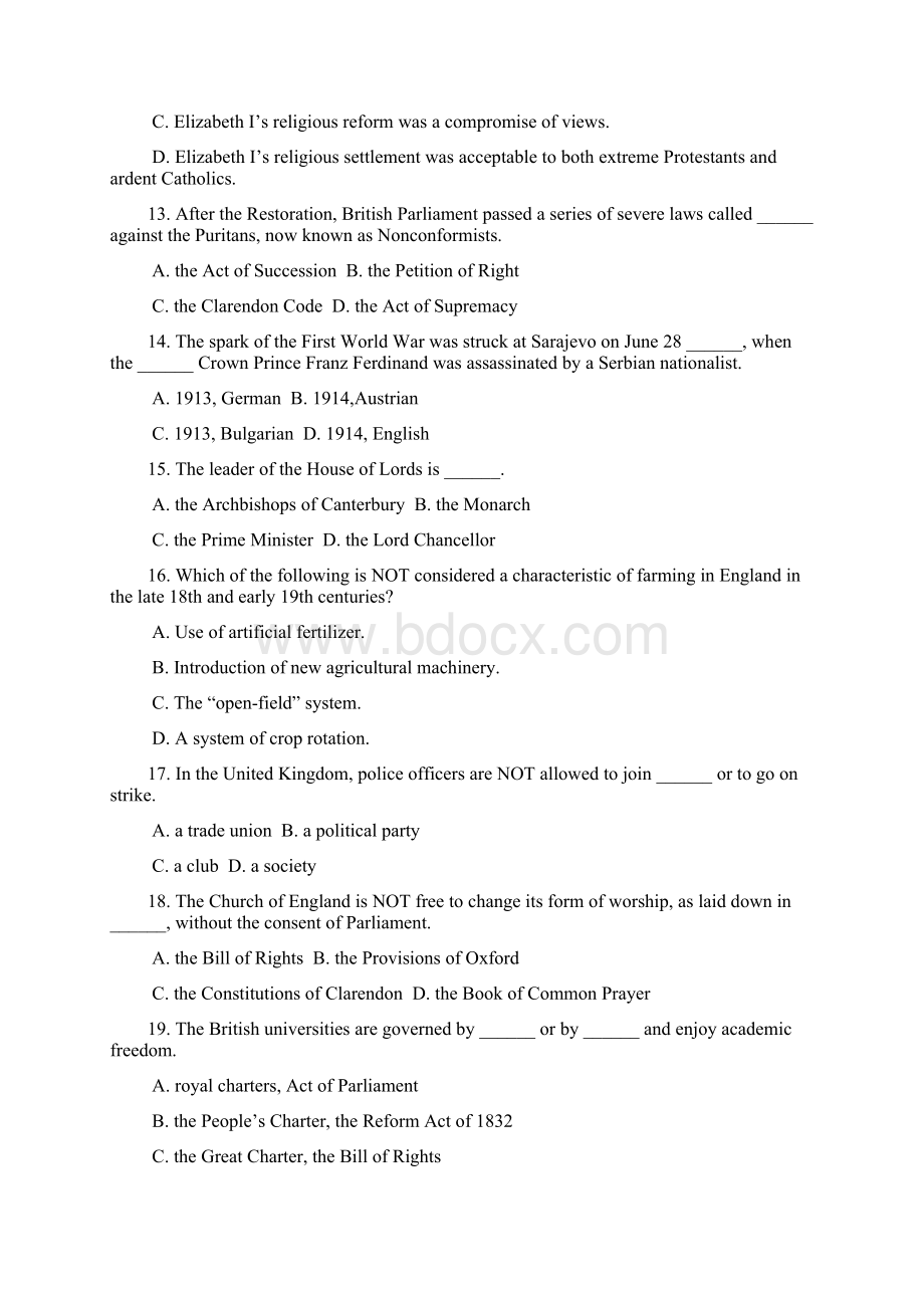 自考英语国家概况07Word文档下载推荐.docx_第3页