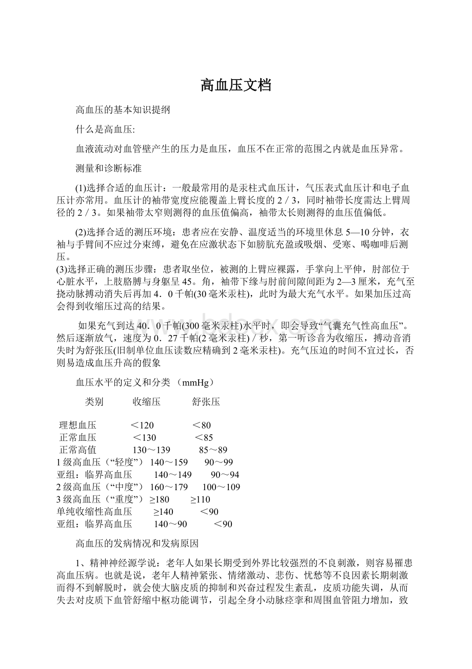 高血压文档文档格式.docx