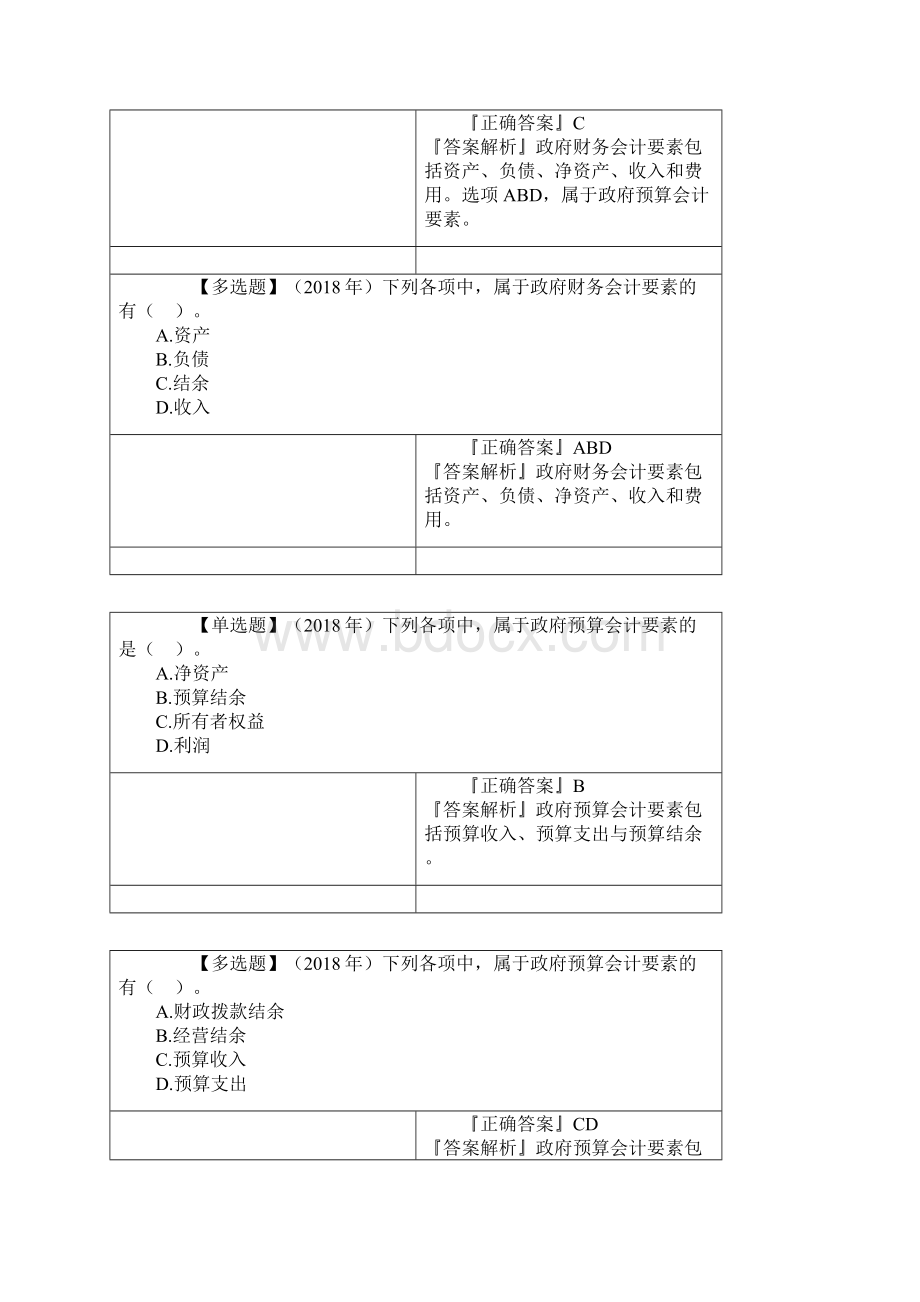 初级会计师考试《实务》高频考点讲义第八章 政府会计基础Word文件下载.docx_第3页