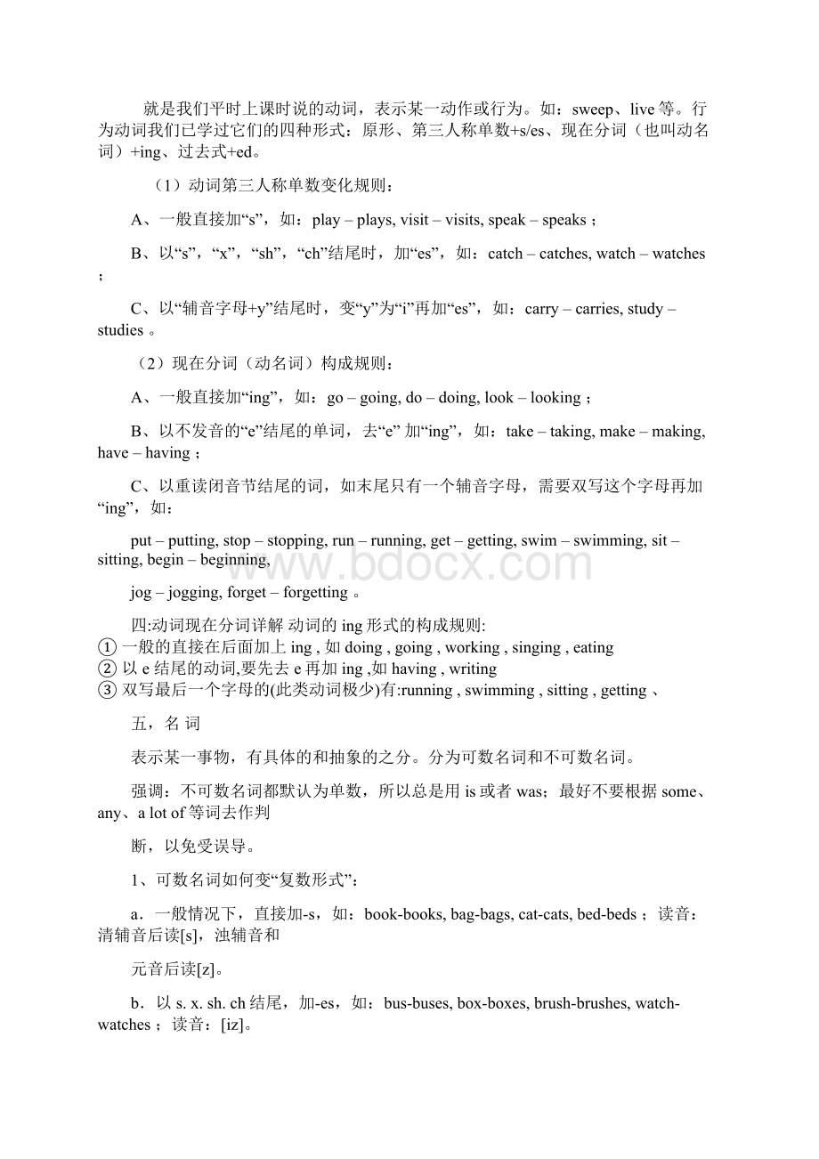 推荐毕业班小学英语总复习资料大全.docx_第3页