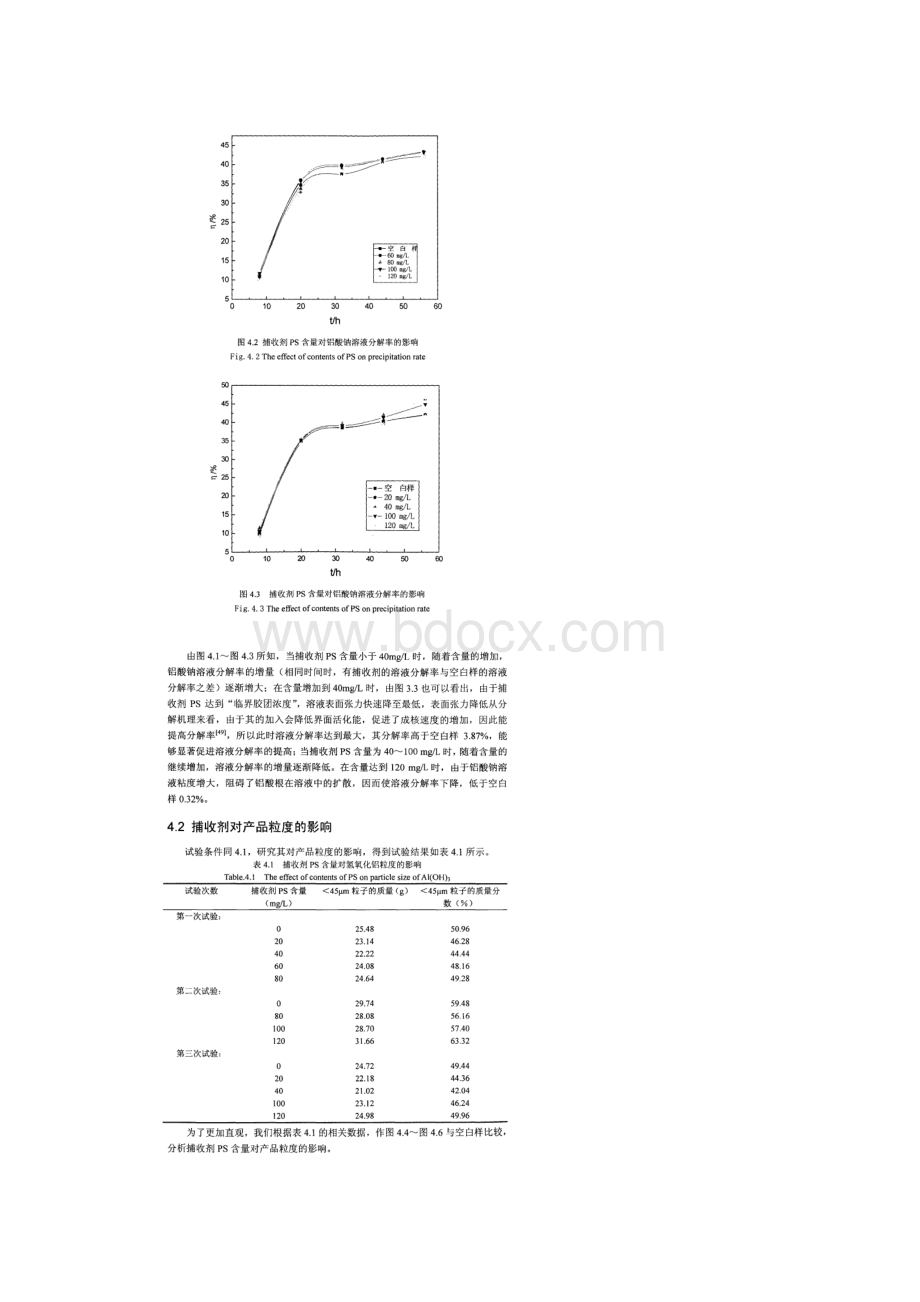 捕收剂对铝酸钠溶液晶种分解过程的 影响Word格式文档下载.docx_第2页