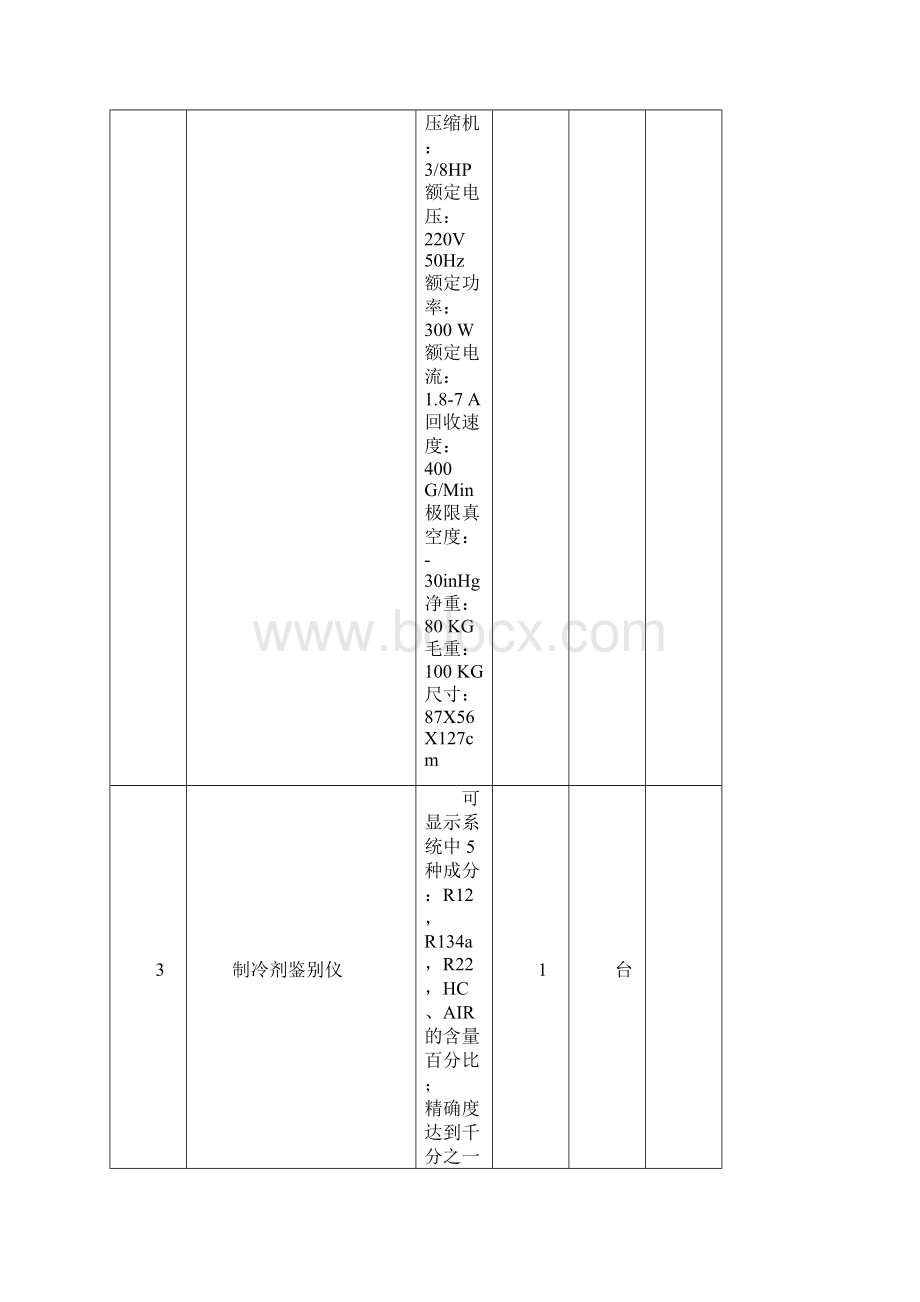 汽车运用与维修专业实训设备技术参数.docx_第2页