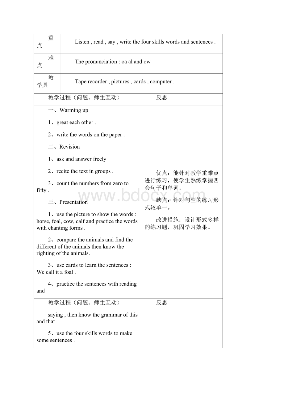 下教案五年英语Word文档下载推荐.docx_第3页