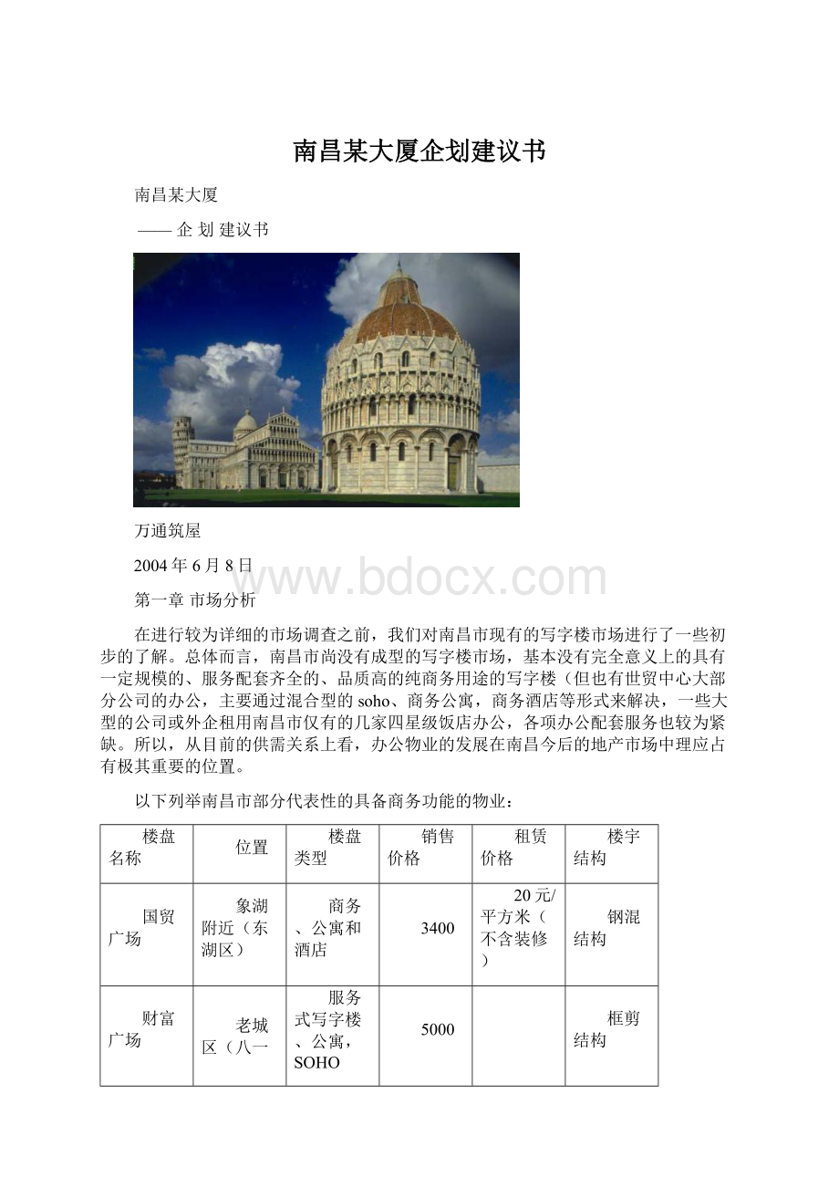 南昌某大厦企划建议书Word格式文档下载.docx