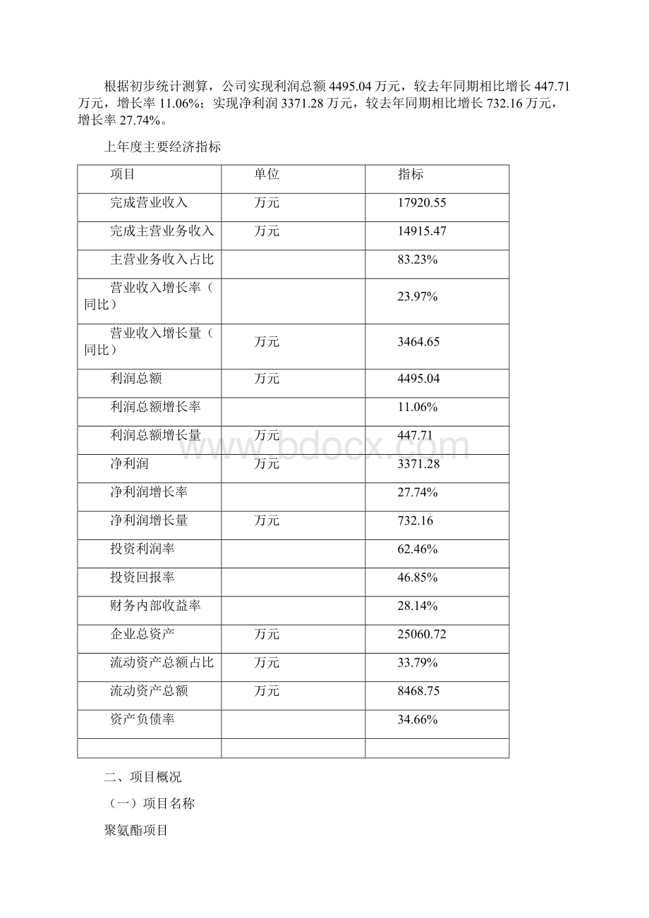 聚氨酯项目立项申请报告.docx_第2页