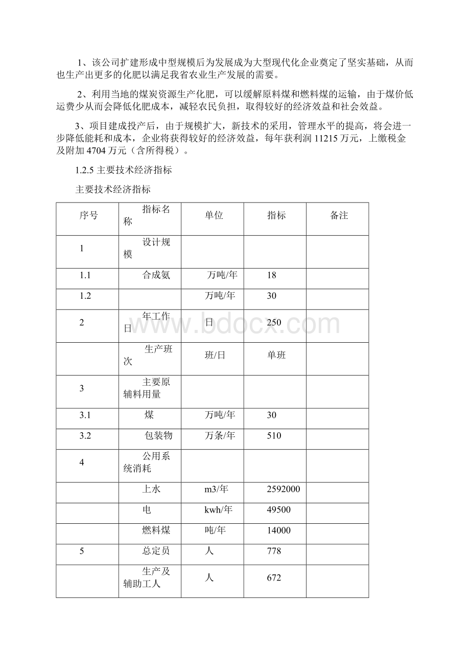 水煤浆加压气化法生产合成氨及尿素生产线项目可行性研究报告.docx_第3页