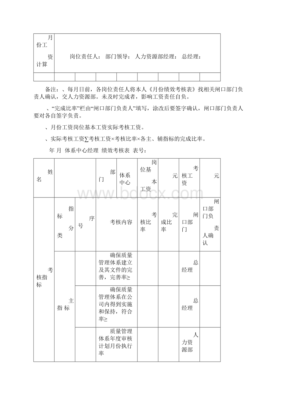 主管以上岗位绩效考核表doc.docx_第3页