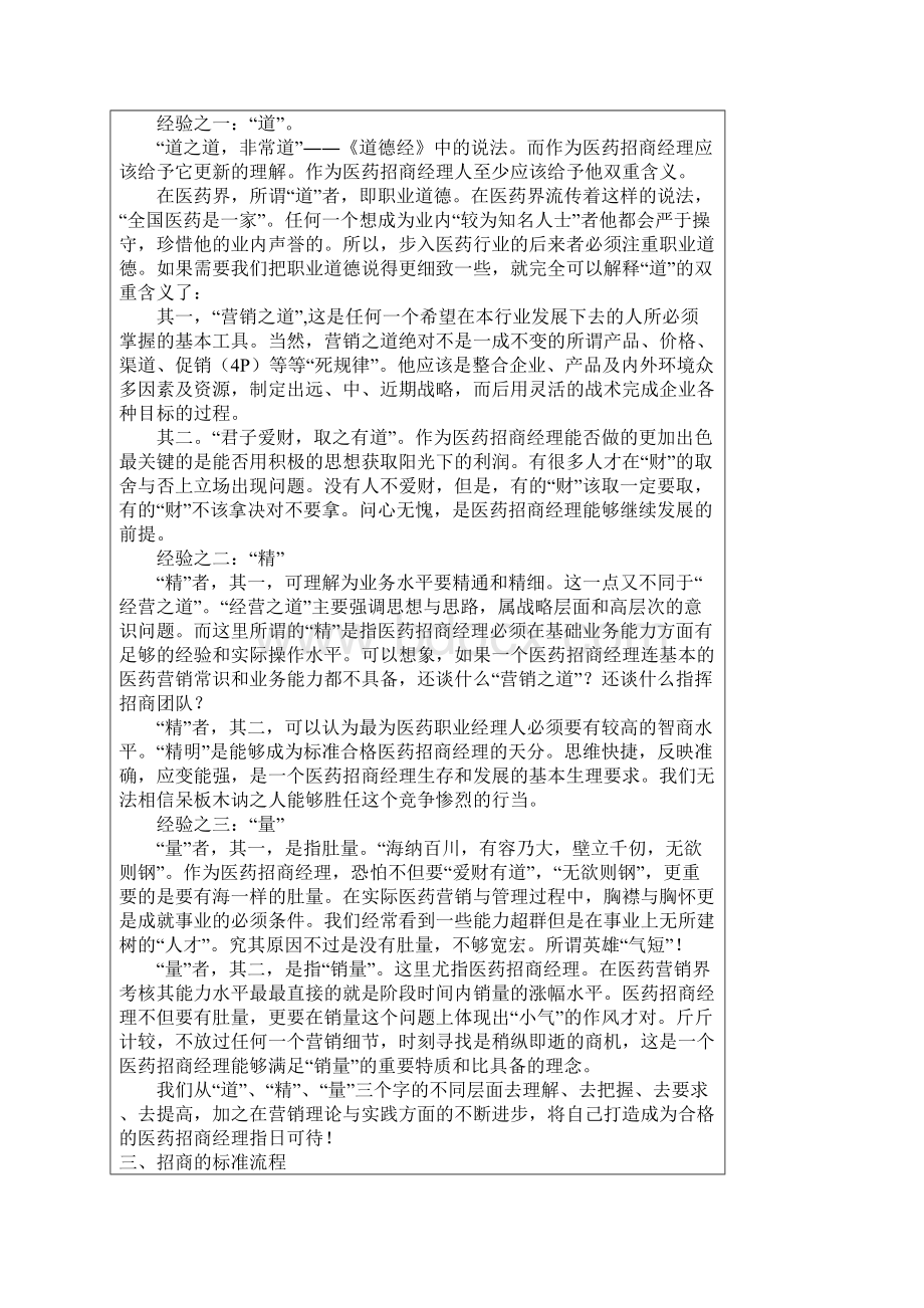 合格的药品招商经理Word文件下载.docx_第3页