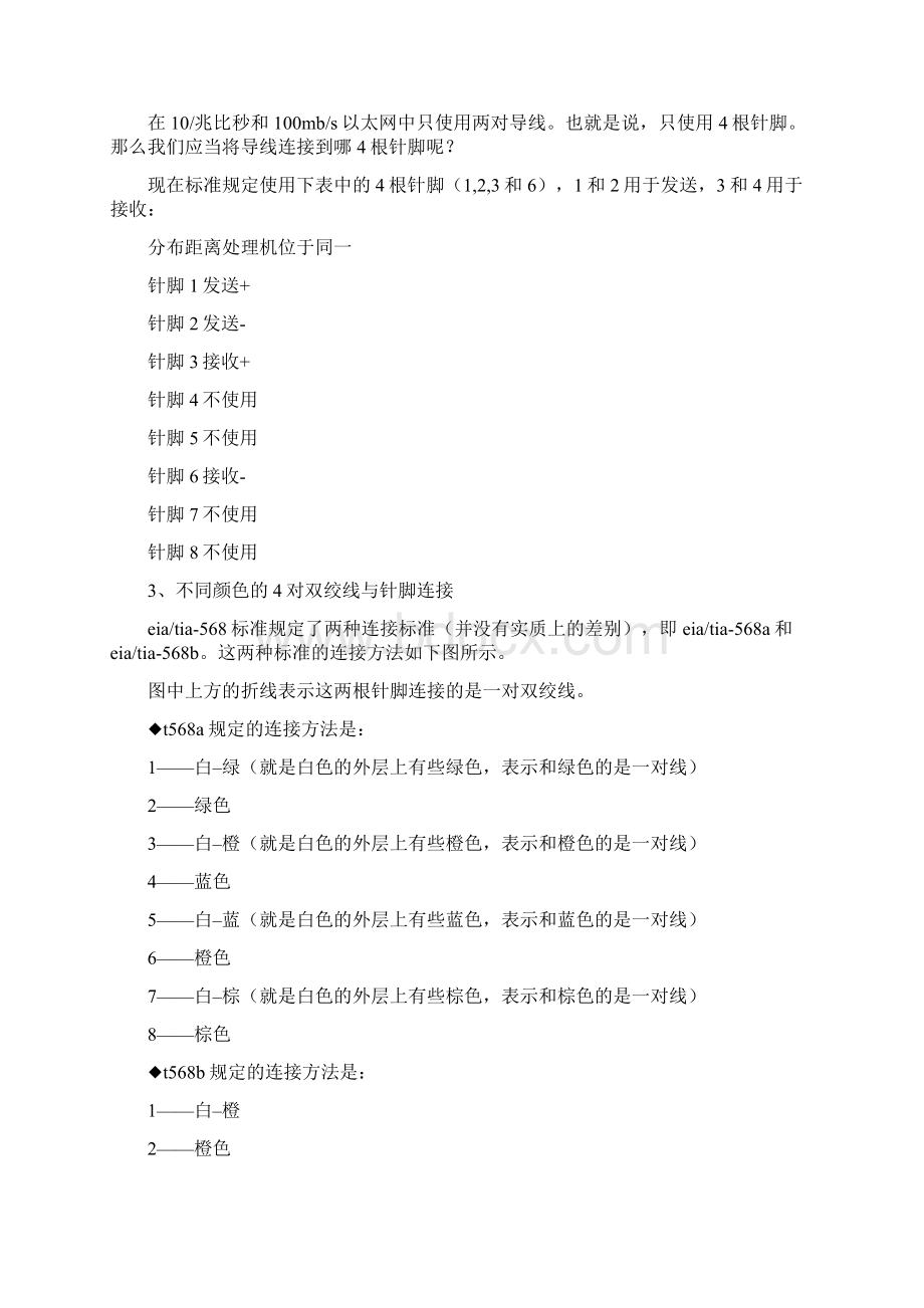 双绞线线缆制作小结精Word格式文档下载.docx_第2页