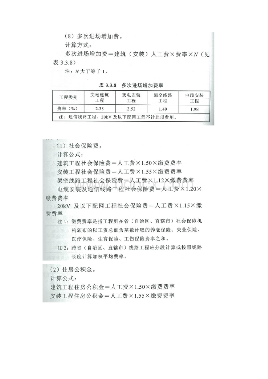 《电网专业技术改造工程定额及费用计算规定》版技改取费Word格式文档下载.docx_第3页