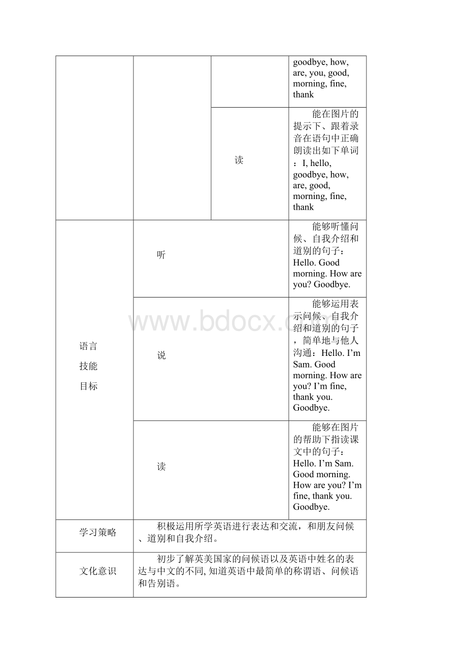 新标准外研版小学三年级英语上册教学设计及教案.docx_第2页