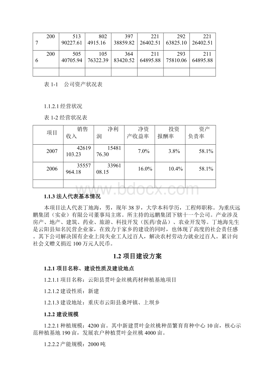 云阳县贯叶金丝桃药材种植基地项目可行性研究报告Word下载.docx_第2页