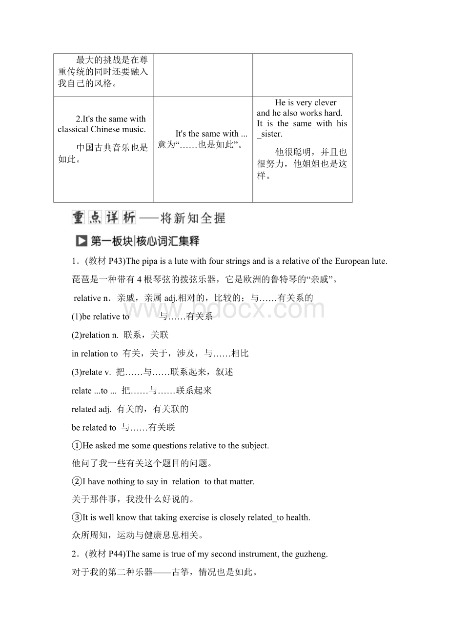 学年高中英语Module4MusicSectionⅡIntroduction.docx_第3页