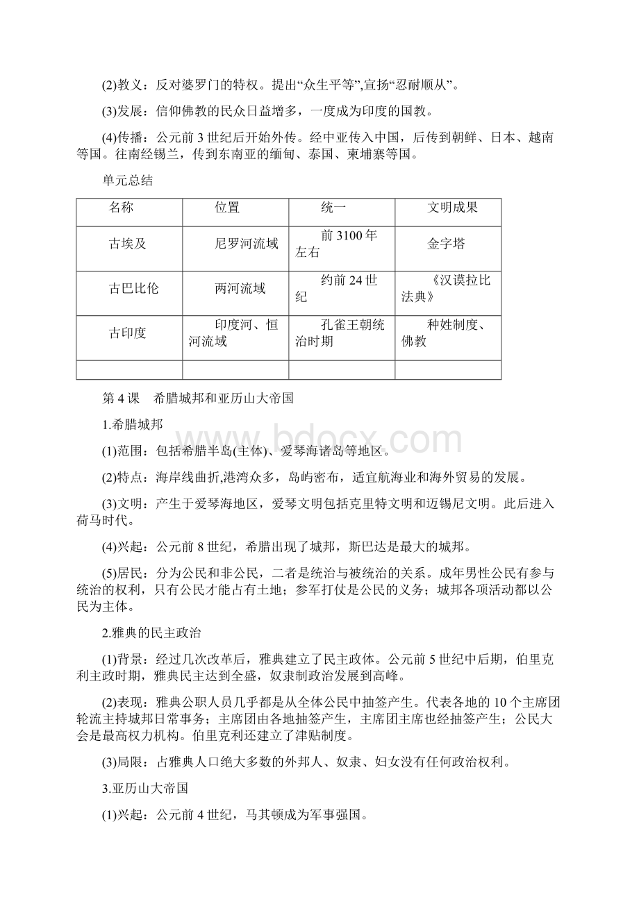 完整版部编版历史九年级上册全书知识点.docx_第3页