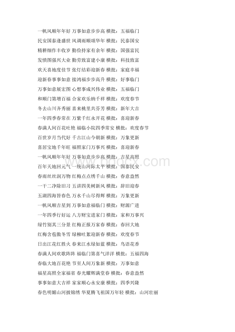 经典春联大全Word下载.docx_第3页