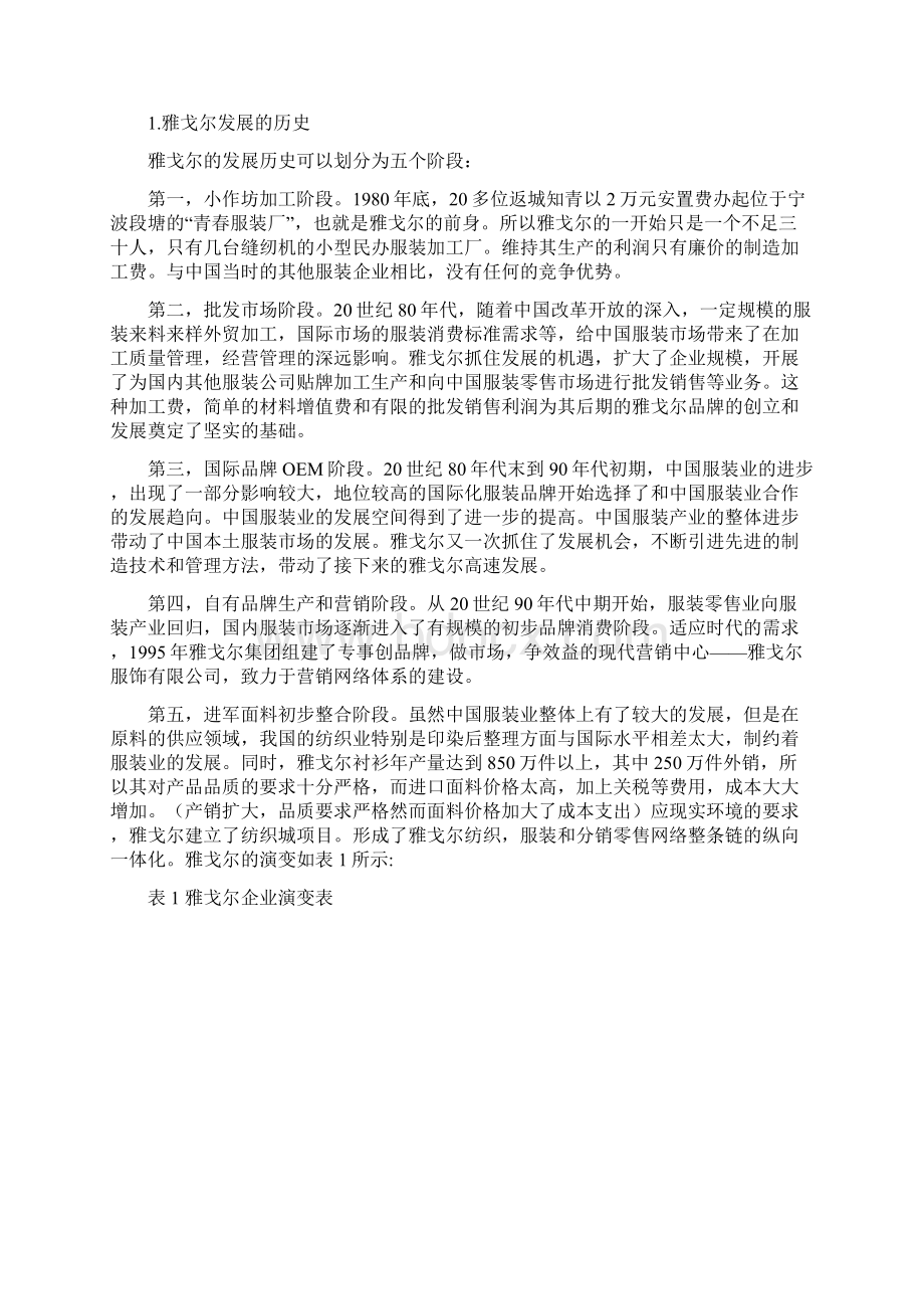 雅戈尔战略剖析报告.docx_第2页