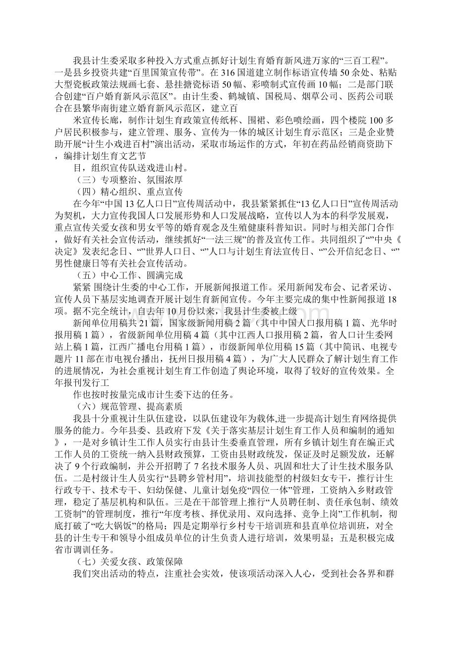 20XX年计生办工作计划.docx_第3页