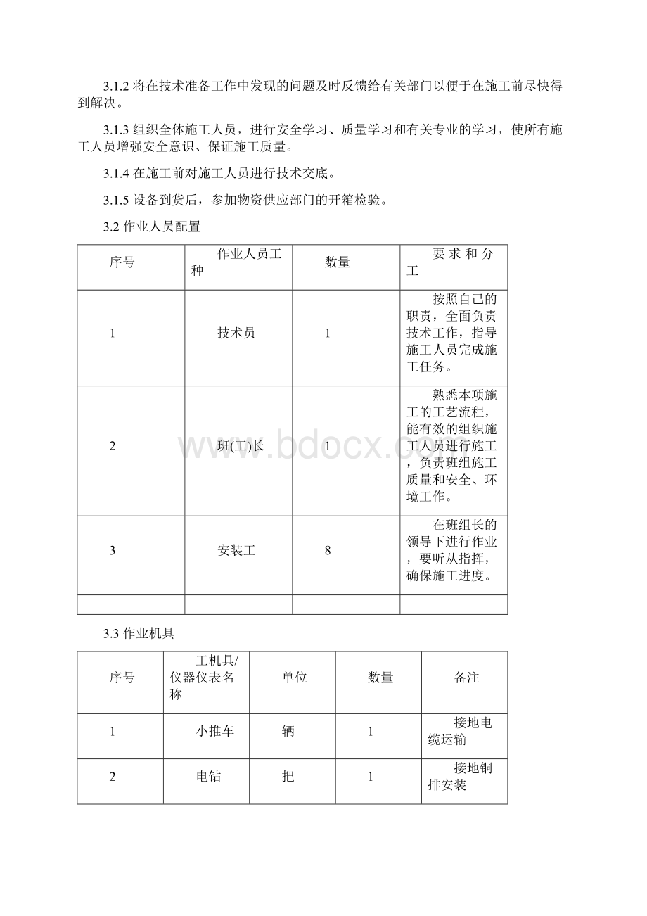 DCS盘柜接地及保护接地施工技术措施.docx_第3页