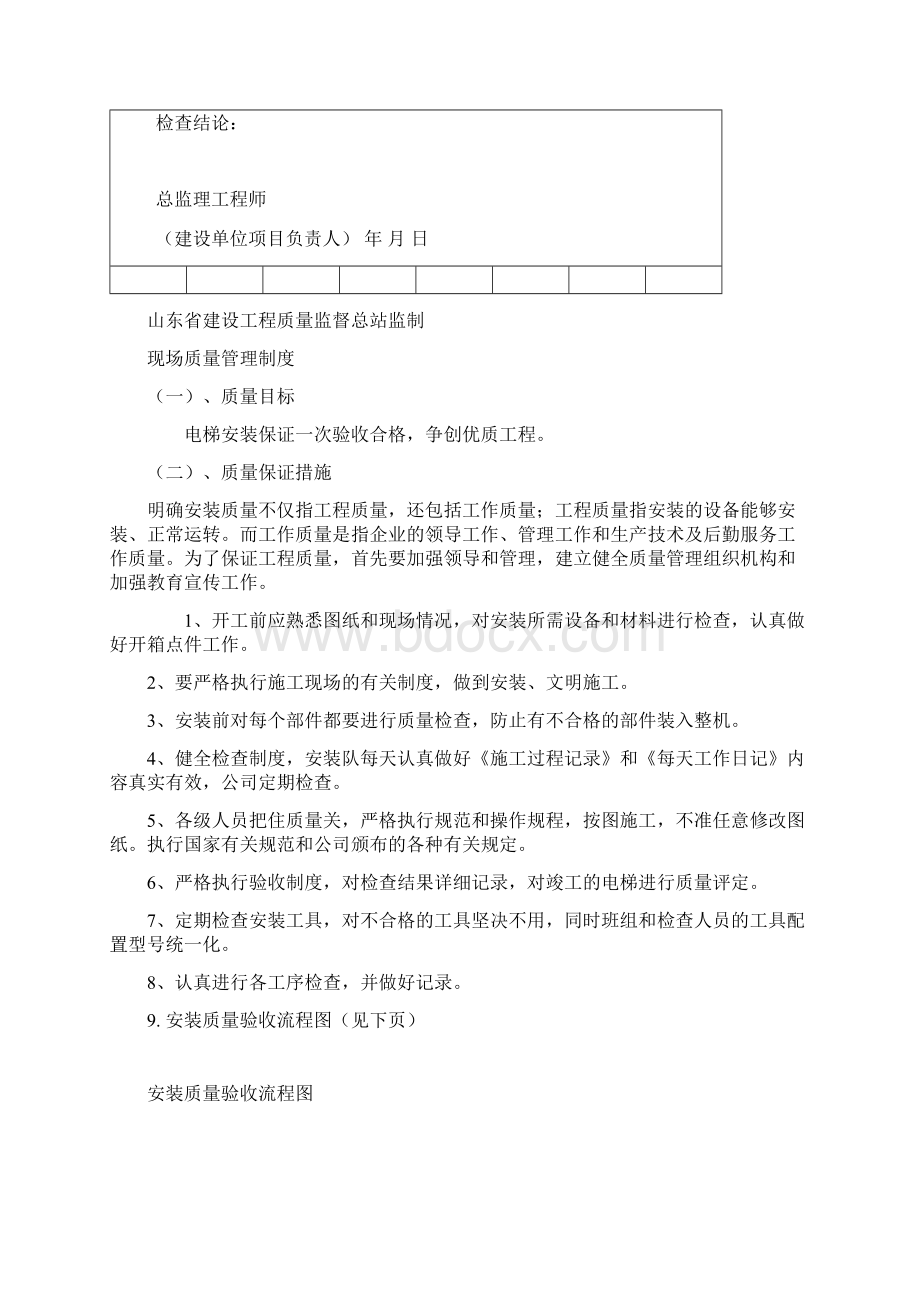 电梯现场高质量管理系统规章制度.docx_第2页