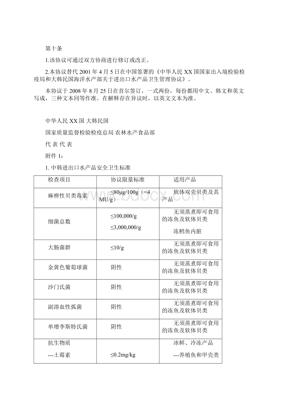 新中韩进出口水产品卫生管理协议.docx_第3页