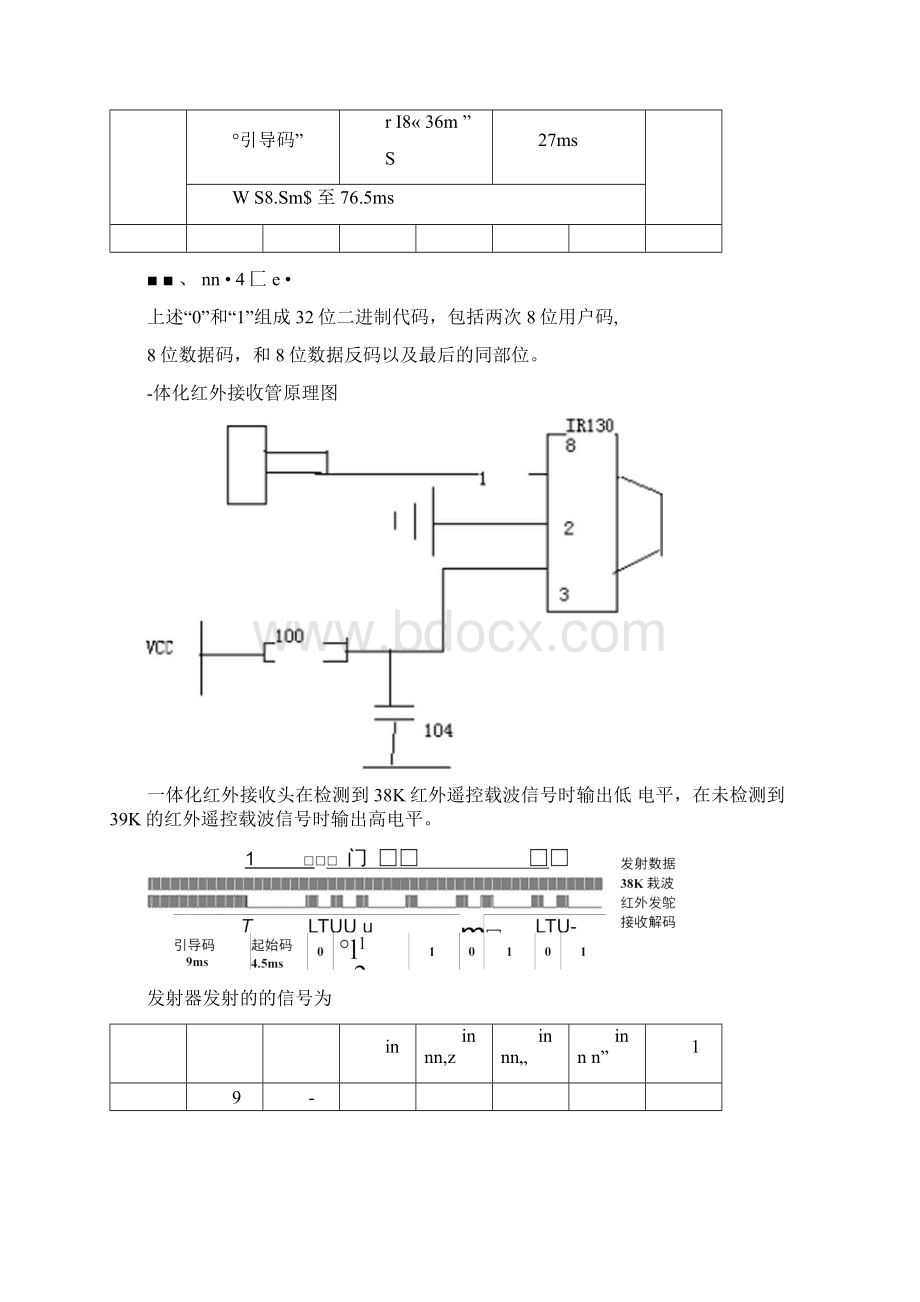 51单片机红外解码资料+源代码docx.docx_第2页