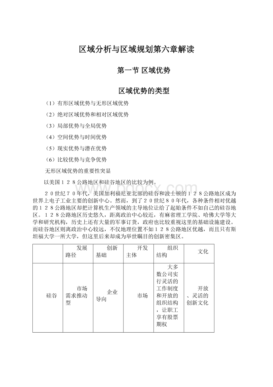 区域分析与区域规划第六章解读.docx