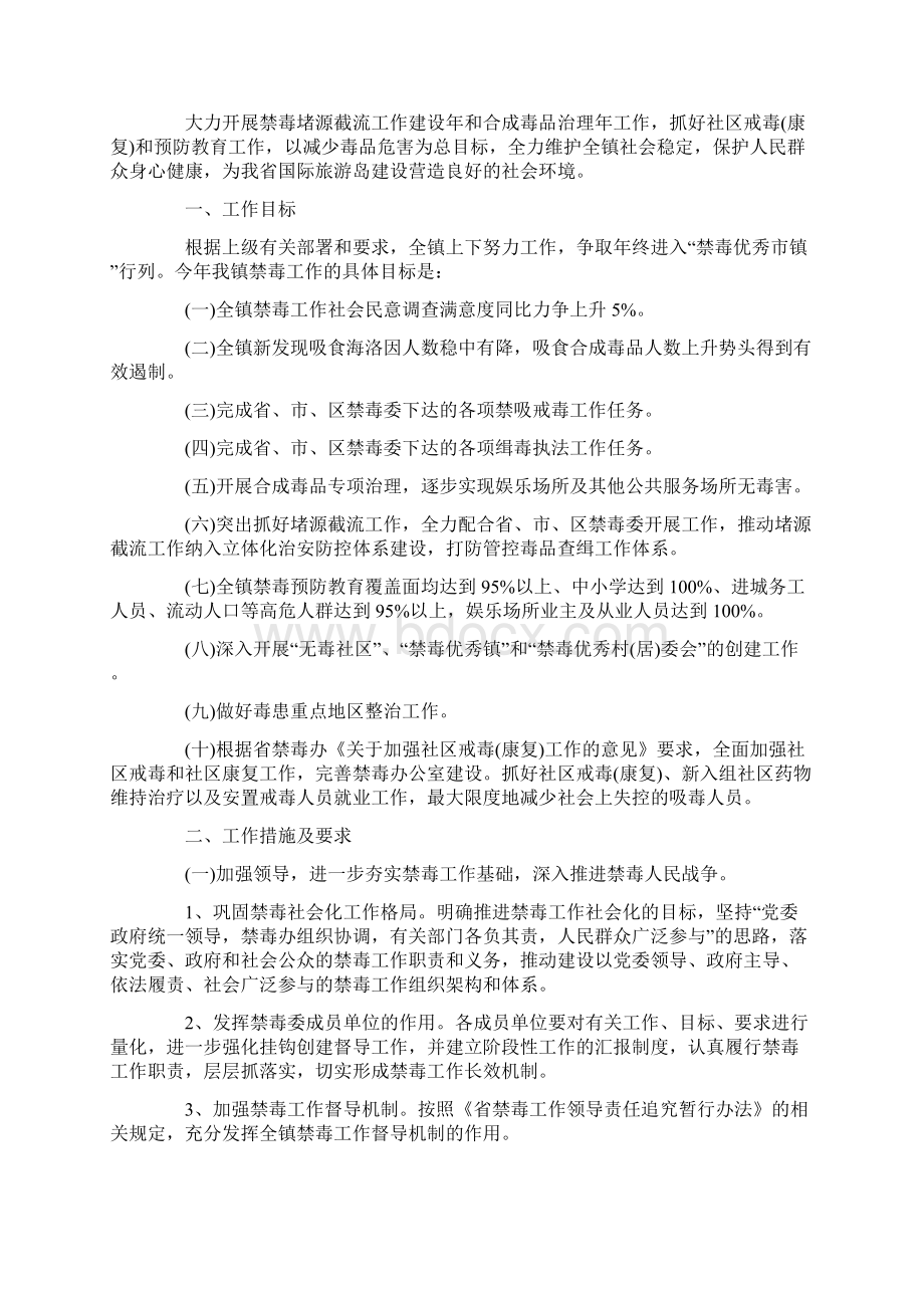 国际禁毒日禁毒活动实施方案大全Word下载.docx_第3页