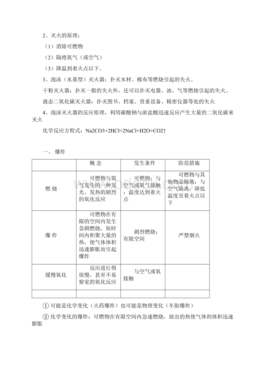 九年级化学第七单元燃料及其应用知识梳理新人教版.docx_第2页