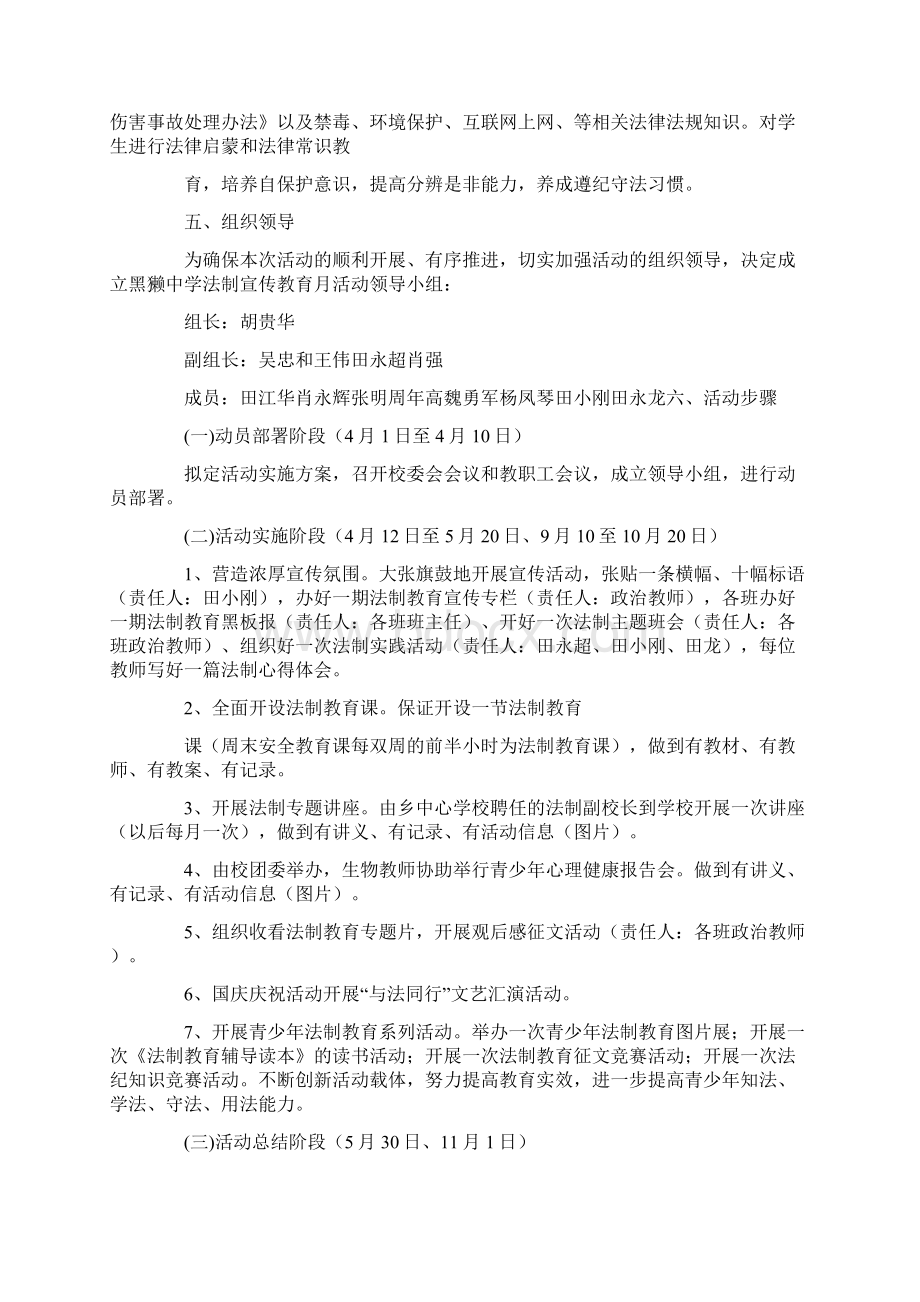 法治宣传策划方案Word文件下载.docx_第2页