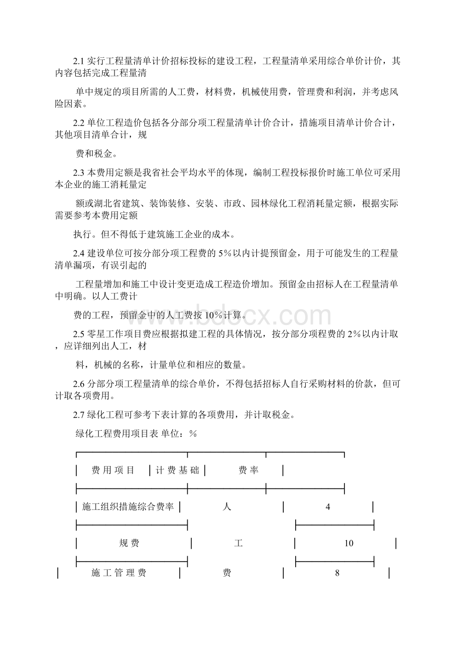 湖北省费用定额Word格式文档下载.docx_第3页