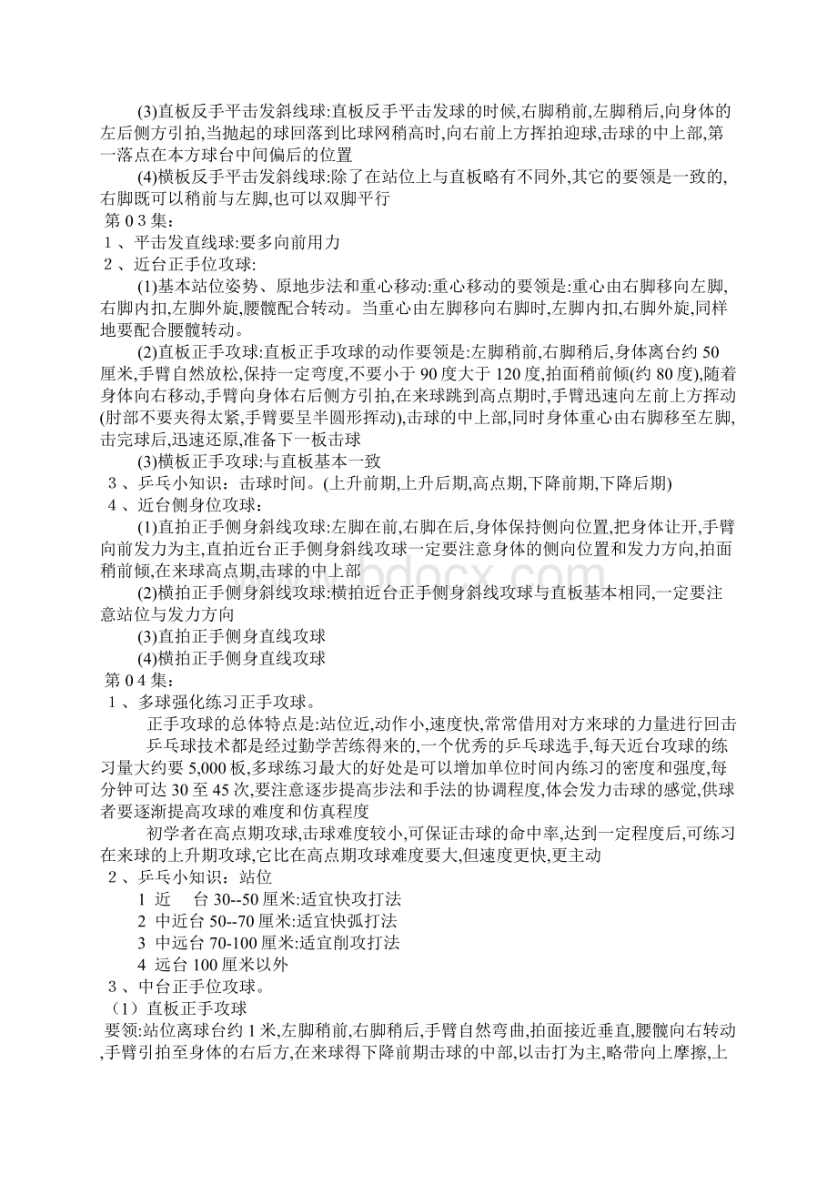 50集打好乒乓球文字说明文档格式.docx_第2页