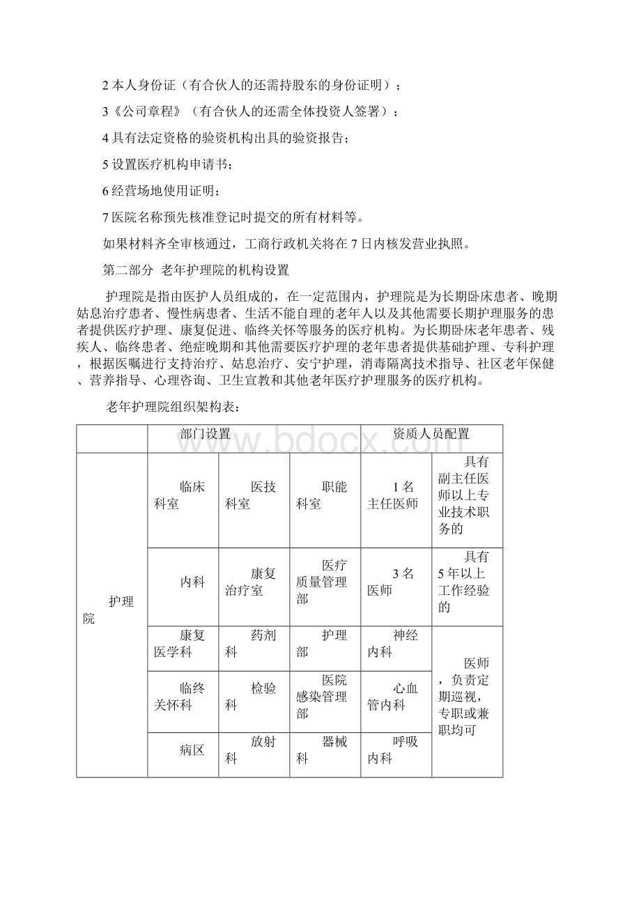 老年护理医院运营管理框架方案.docx_第3页