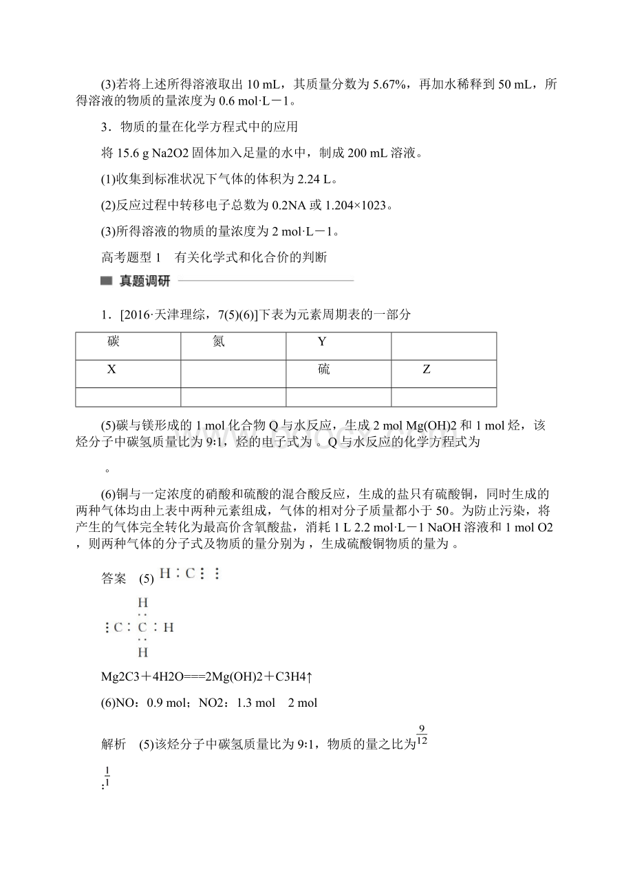 专题2 化学常用计量.docx_第2页