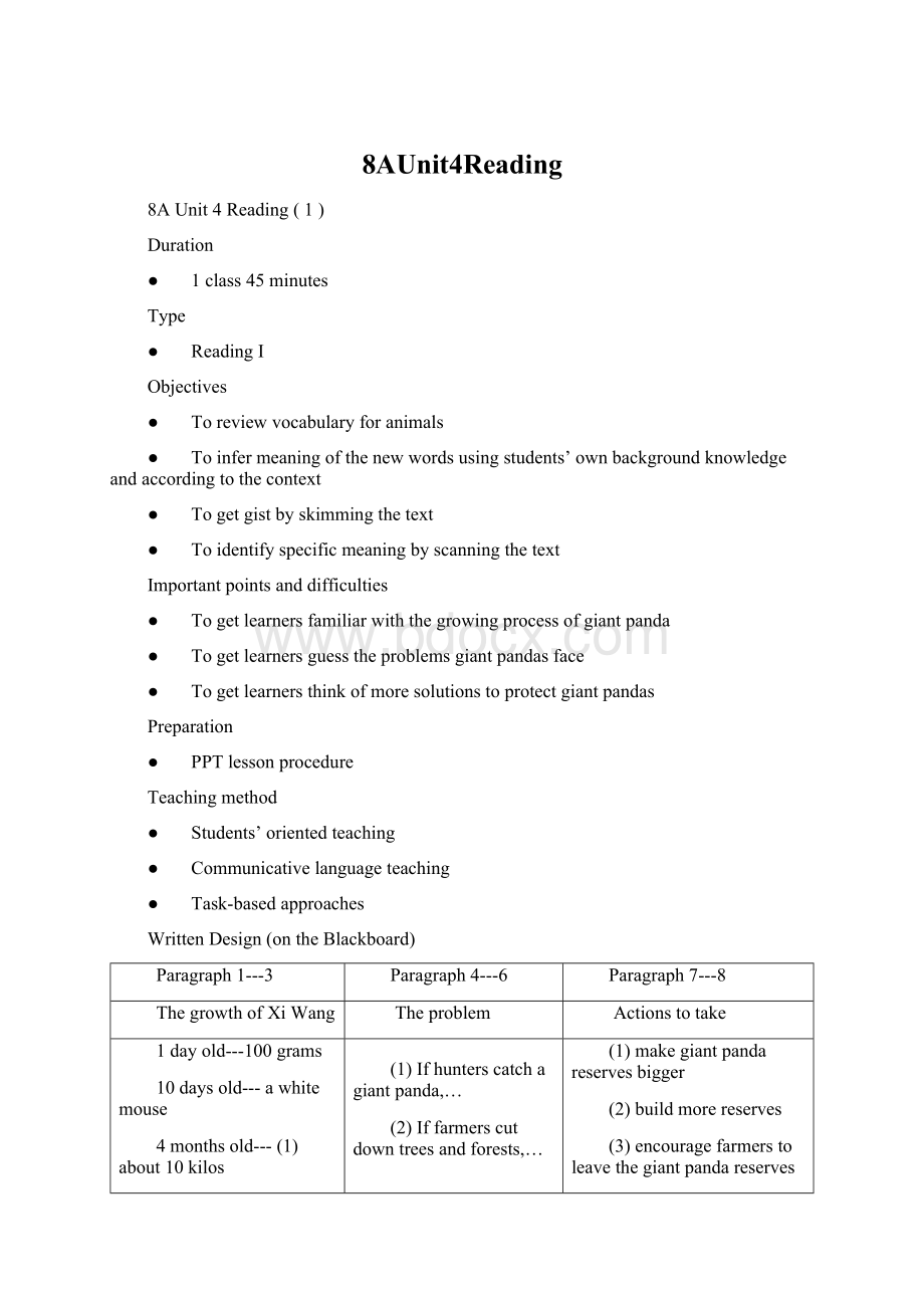 8AUnit4Reading.docx_第1页