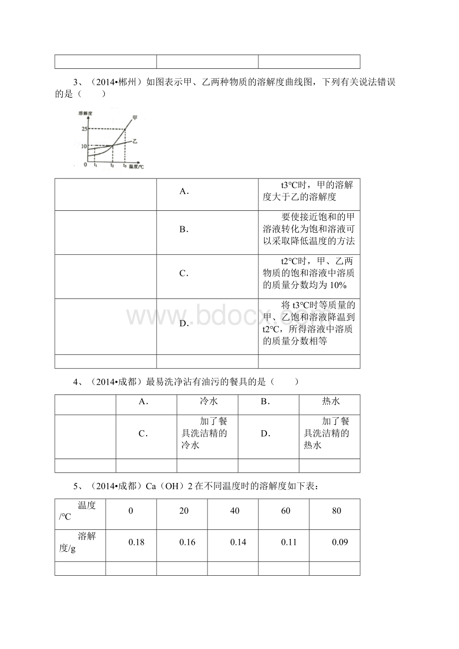 中考真题分类汇编溶液.docx_第2页