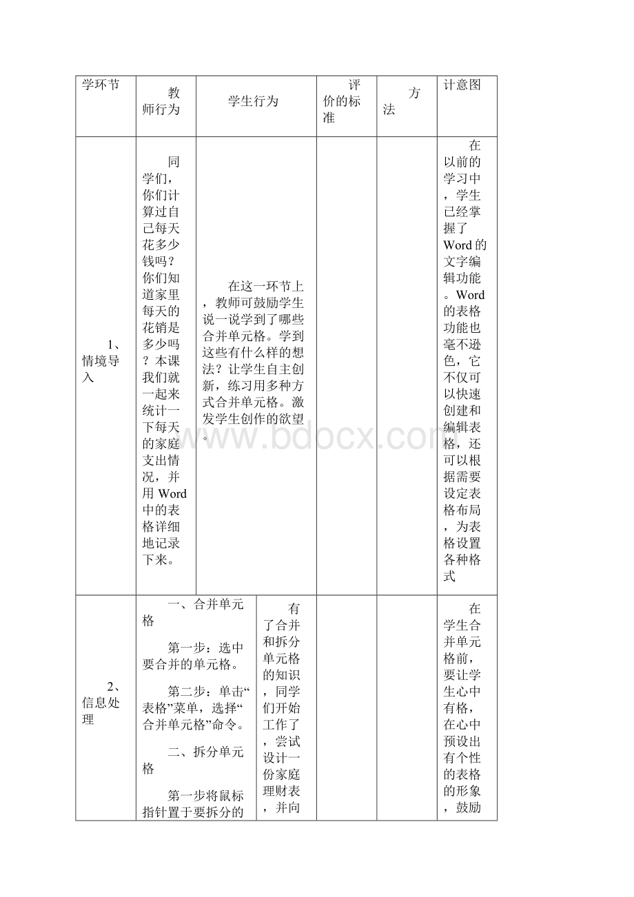 大连理工大学六年级信息技术全册教案Word格式.docx_第2页