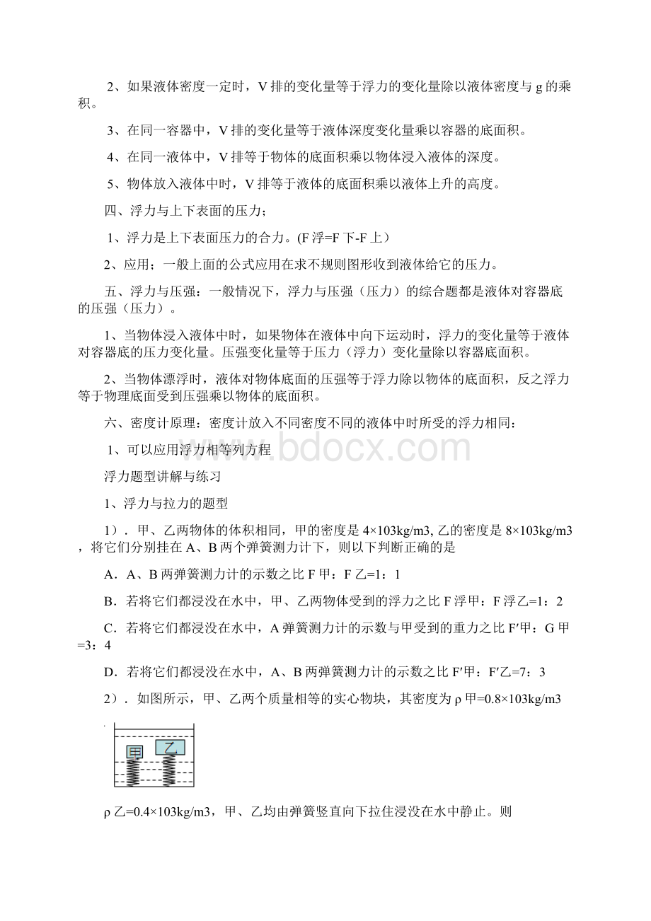 完整版中考浮力难题专项练习题.docx_第2页