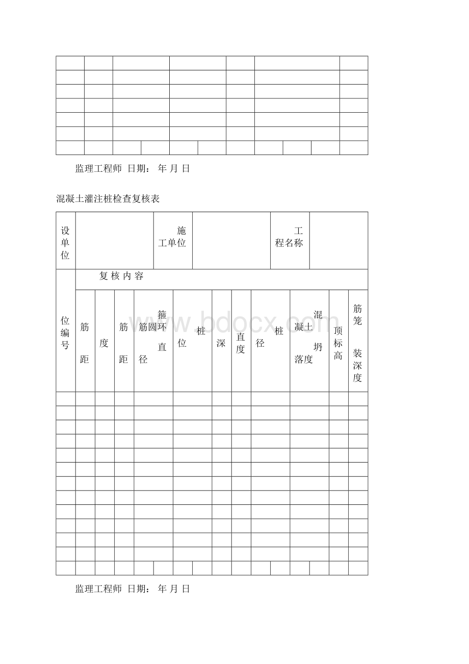 监理现场实测表全套平行检验记录表.docx_第3页