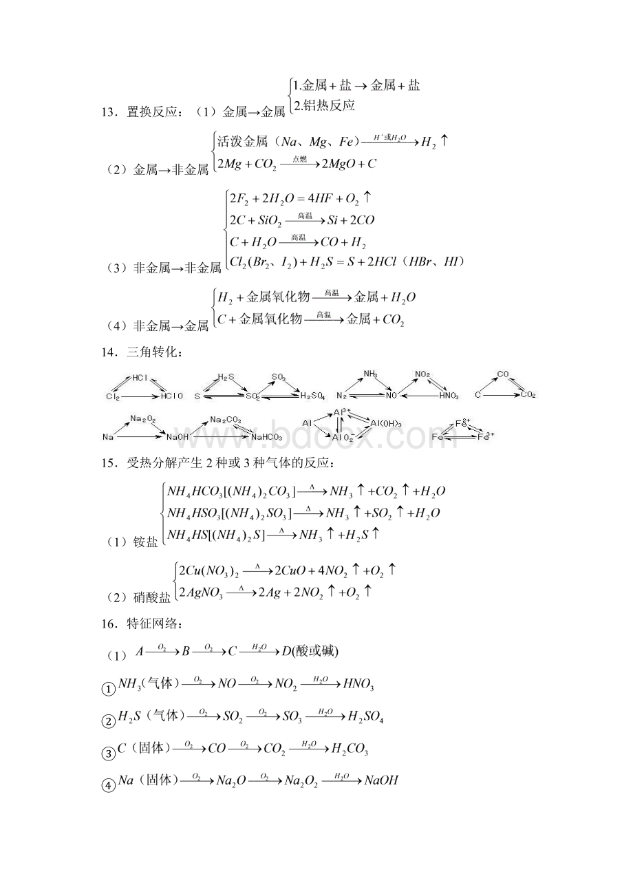 无机框图推断专题复习Word格式文档下载.docx_第3页