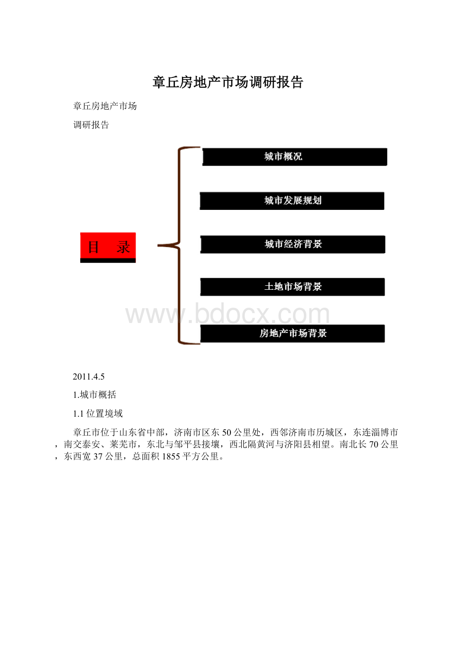 章丘房地产市场调研报告Word文档下载推荐.docx