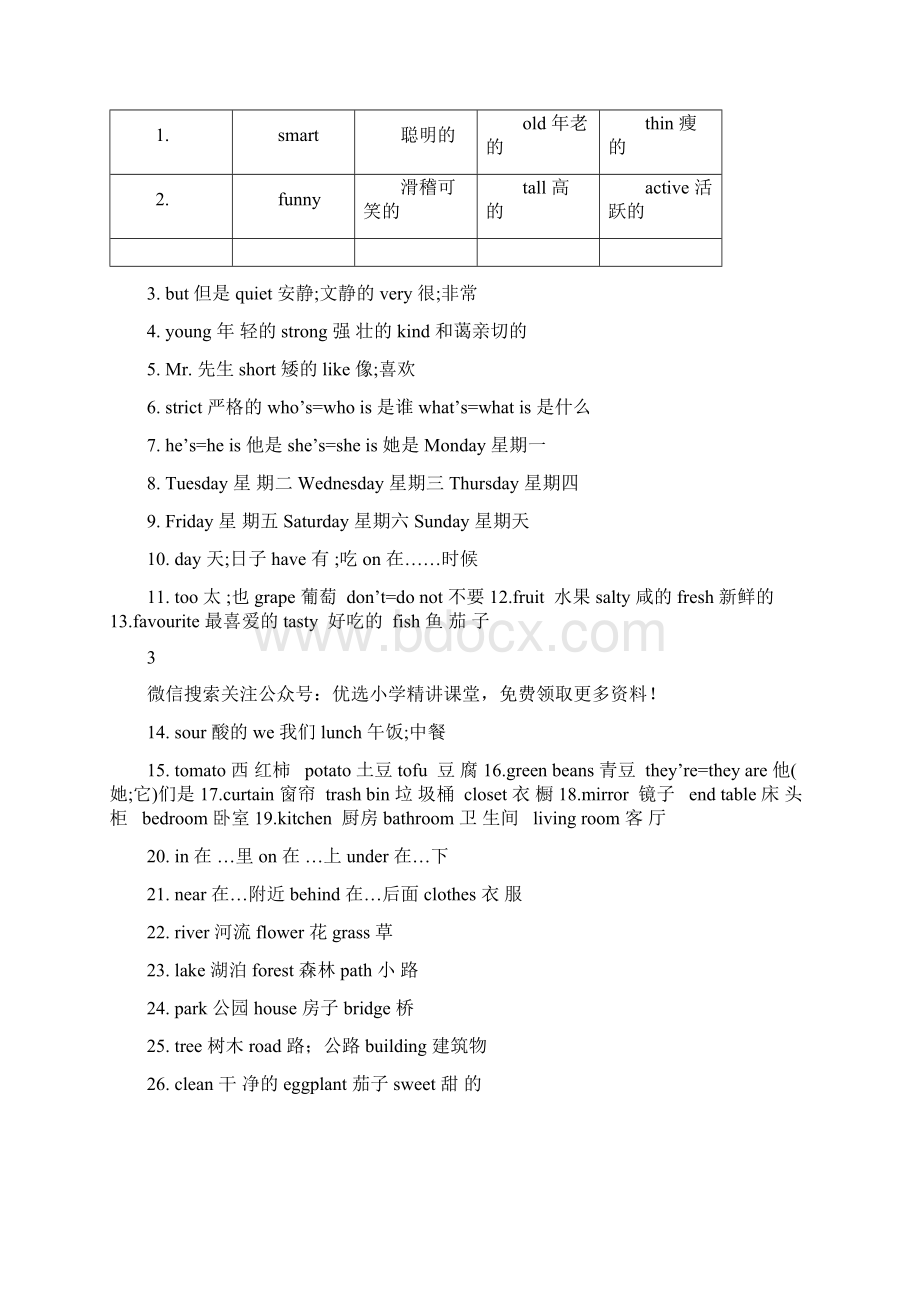 小学英语总复习单词短语句型总汇.docx_第3页